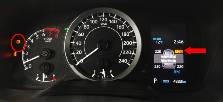 胎壓警告燈突然點(diǎn)亮，怎么辦？